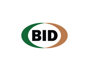 BID logo design vector template. BID