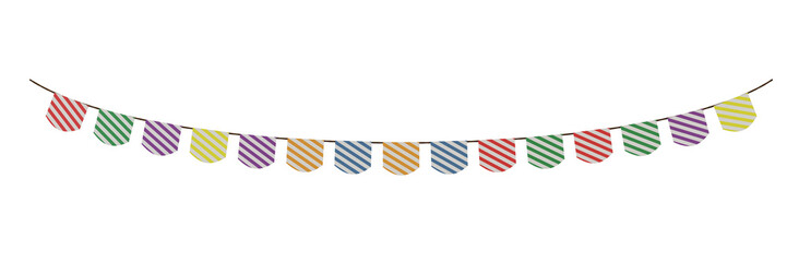 Obraz premium Customizable Festive Touch: Customize the look of your garland by mixing and matching different colors and lengths to suit your personal style.