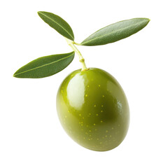  Olive object isolated on transparent png.