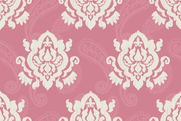 Motifs African boho paisley Floral embroidery Ikat pattern border. Ethnic ikat floral Ethnic Indian Pattern Ikat pattern Ethnic Pattern.Border indian floral Aztec embroidery border seamless patterns.