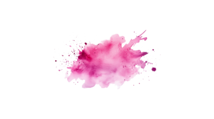 watercolor stain on transparent background
