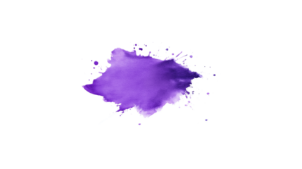 watercolor stain on transparent background
