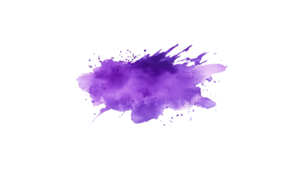 watercolor stain on transparent background
