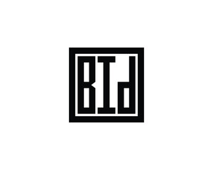 BID logo design vector template. BID