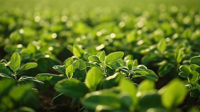 soybean crop in Brazil large soybean plantations agriculture in the Brazilian  mato grosso : Generative AI