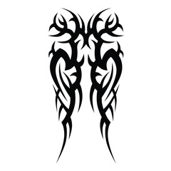 Tattoo designs. Tattoo tribal vector designs. Art tribal tattoo.