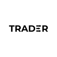 Trading, trade, currency investment logo design.