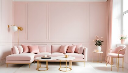 Photo interior modern design room 3d illustration