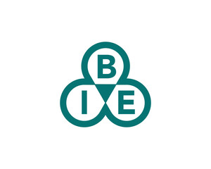 BIE logo design vector template. BIE
