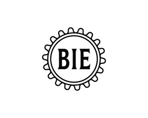 BIE logo design vector template. BIE