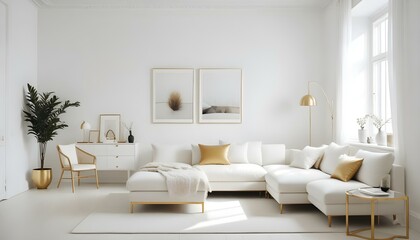 Photo interior modern design room 3d illustration