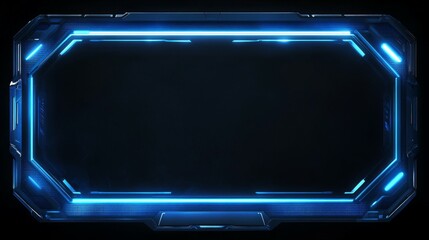 Obraz premium Vibrant blue and metal gray background