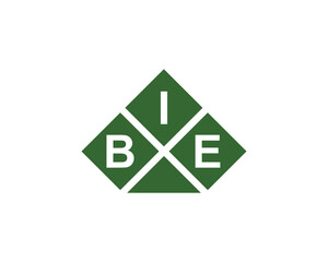 BIE logo design vector template. BIE