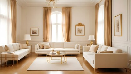 Photo interior modern design room 3d illustration