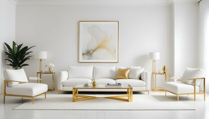 Photo interior modern design room 3d illustration