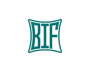 BIF logo design vector template. BIF