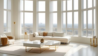 Fototapeta premium Photo interior modern design room 3d illustration