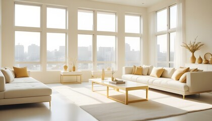 Fototapeta premium Photo interior modern design room 3d illustration