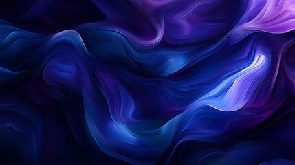 Obraz premium Abstract liquid blue and purple waves background.