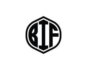 BIF logo design vector template. BIF
