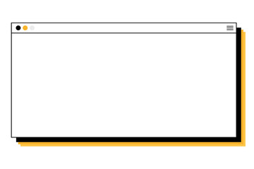 Obraz premium Popup window png frame sticker, transparent background