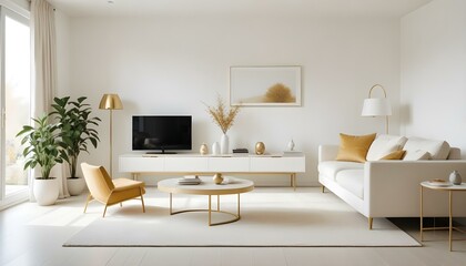 Photo interior modern design room 3d illustration