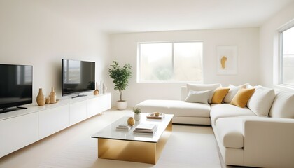 Fototapeta premium Photo interior modern design room 3d illustration