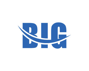 BIG logo design vector template. BIG