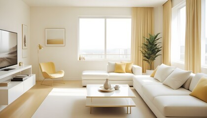 Fototapeta premium Photo interior modern design room 3d illustration