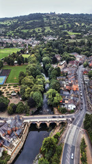 Charming Matlock: Scenic Townscape of Derbyshire with Historic Architecture