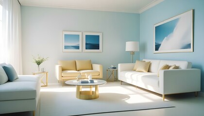 Photo interior modern design room 3d illustration