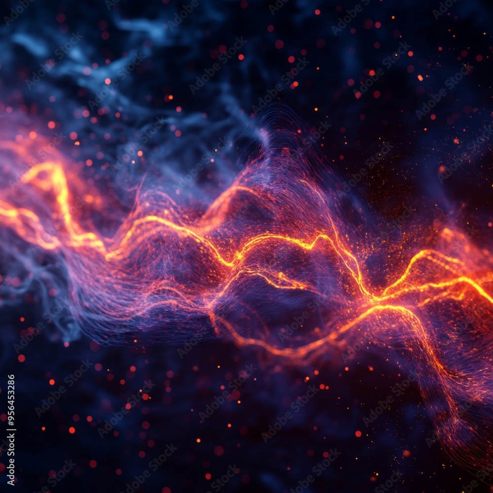 Aufkleber These prompts should work well for generating stock photos featuring electrical waves in various contexts and styles in a 16:9 aspect ratio.