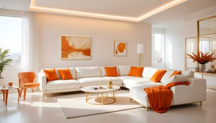 Fototapeta premium Photo interior modern design room 3d illustration