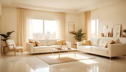 Photo interior modern design room 3d illustration