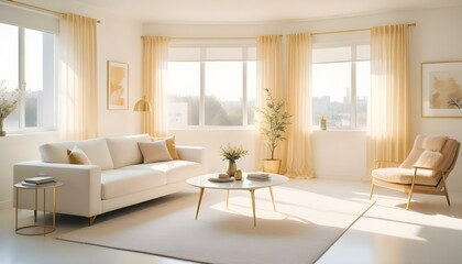 Photo interior modern design room 3d illustration