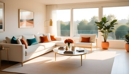 Photo interior modern design room 3d illustration