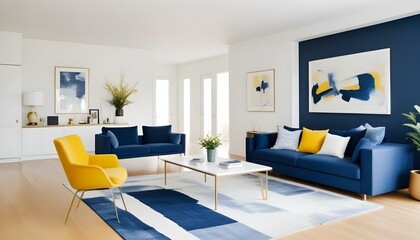 Photo interior modern design room 3d illustration