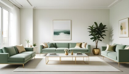 Photo interior modern design room 3d illustration