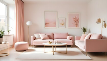 Photo interior modern design room 3d illustration