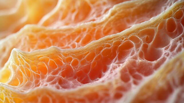 Adipose tissue human Soft palate human Bone human and Striated skeletal muscle human under the microscope in Lab : Generative AI