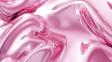 pink chrome metal background 