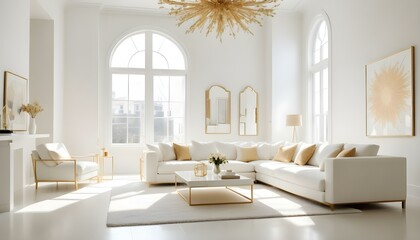 Photo interior modern design room 3d illustration