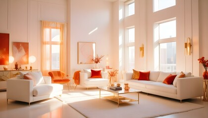 Photo interior modern design room 3d illustration