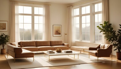 Fototapeta premium Photo interior modern design room 3d illustration