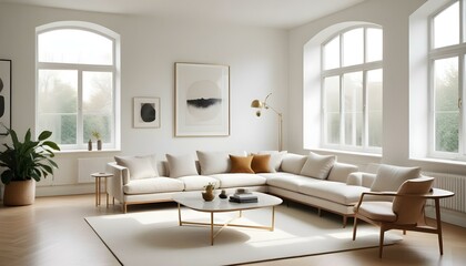 Photo interior modern design room 3d illustration