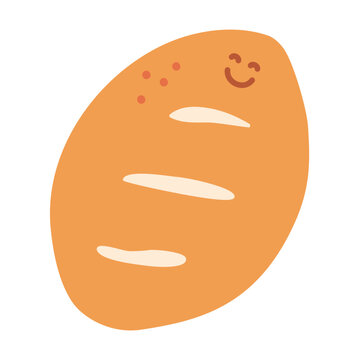 Bloue bread illustration