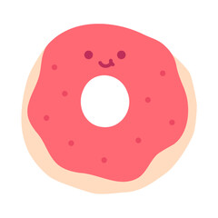 Cute donut illustration