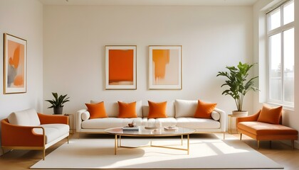Photo interior modern design room 3d illustration