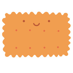 Cute biscuit illustration
