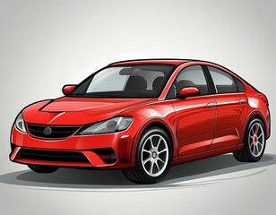 Dented door of car after accident, collision impact on vehicle. Impact damage. Damaged car rear door, huge dents after road collision 